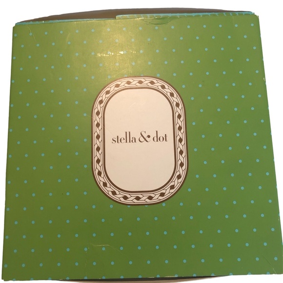 Stella & Dot Necklace Adjustable Soft Gold Tone Double Strand - Picture 5 of 5